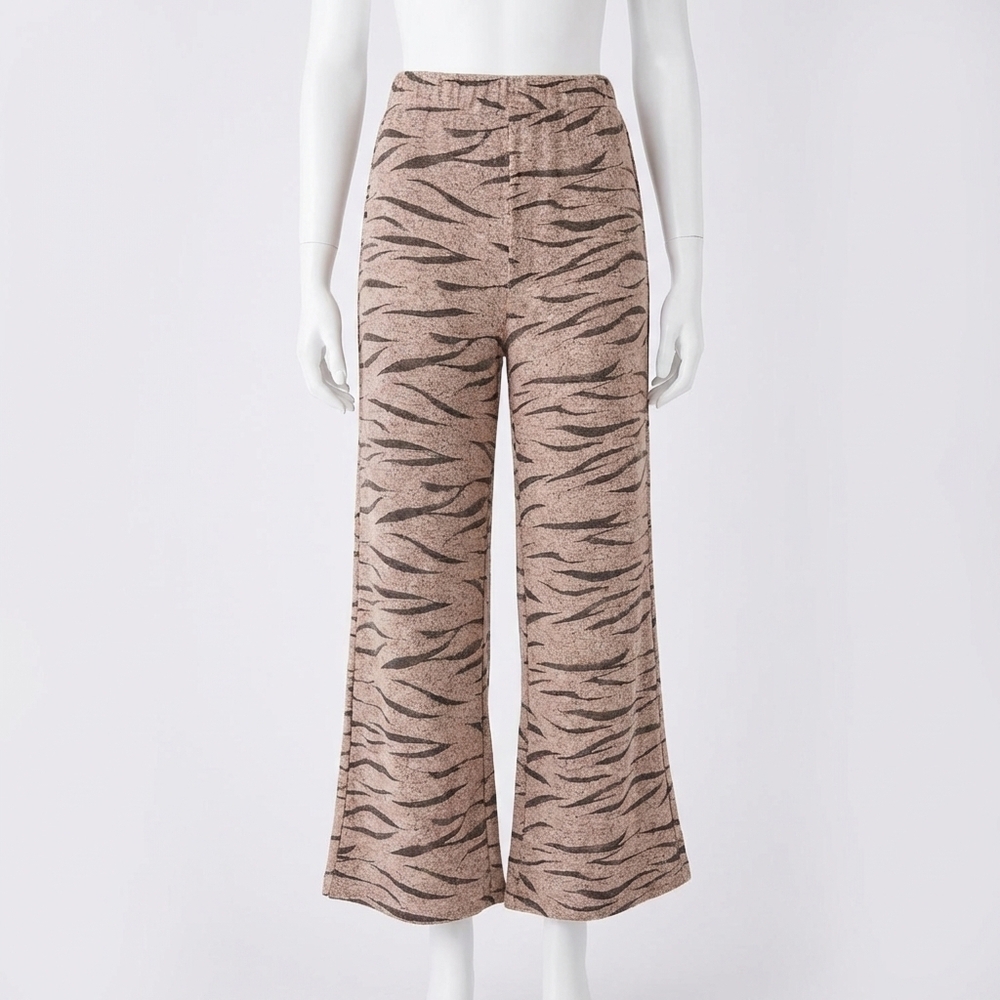 NEW Z SUPPLY brinley zebra marled pant in brown